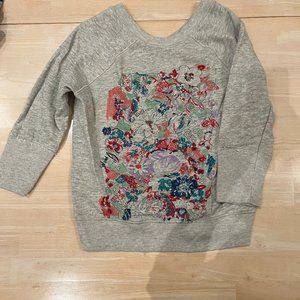 Anthropologie Paint By Numbers sweatshirt sz small *perfect spring transition*